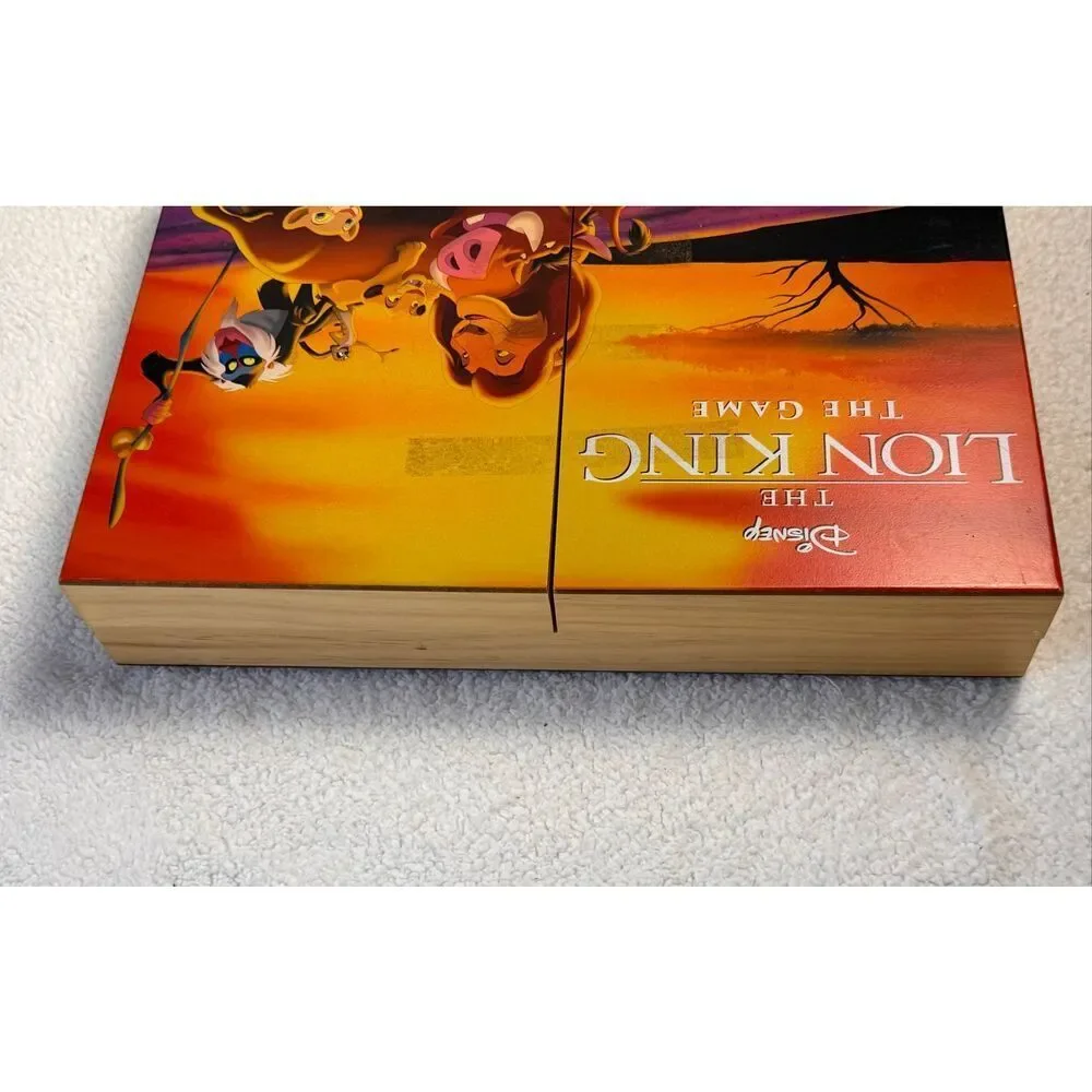 Disney The Lion King Board Game/Wood Retro Edition